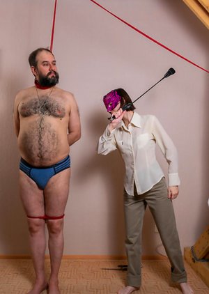 Bound Men are pleased to offer you xxx pics featuring naughty babe in fetish bdsm scene